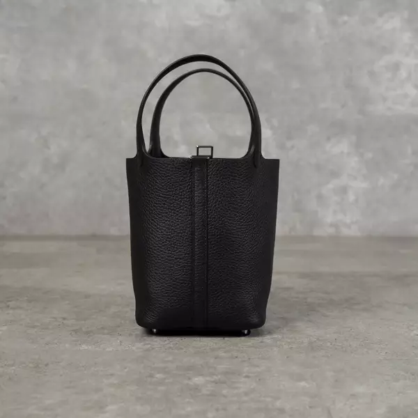 Tas HERMES PICOTIN 18 BLACK PHW BAG 100% ORIGINAL