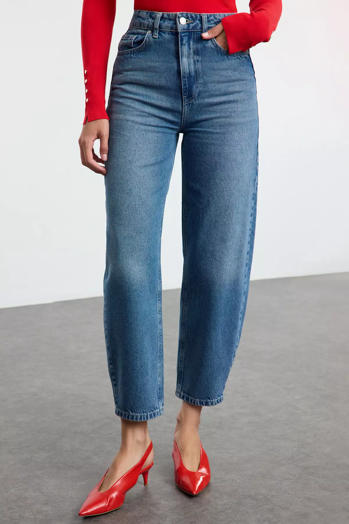 Pure Linen Pleated High Waist Wide Leg Pants