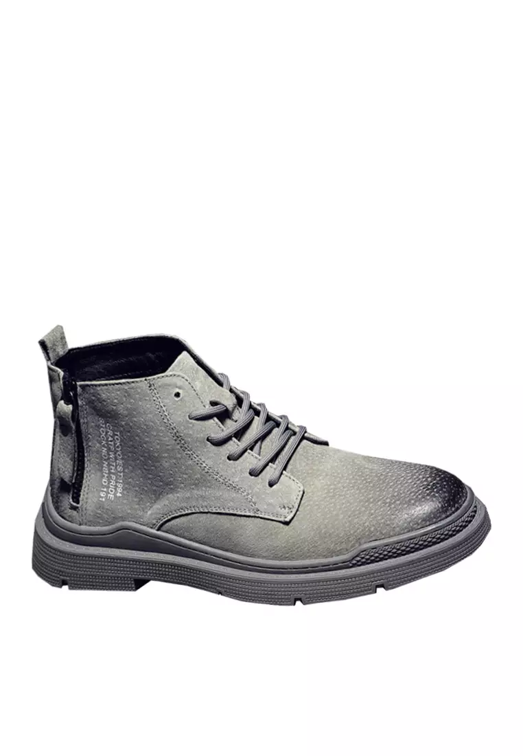 Discount on Twenty Eight Shoes  shoes - SKU: VANSA Vintage Pigskin Mid Martin Boots VSM-B-15882
