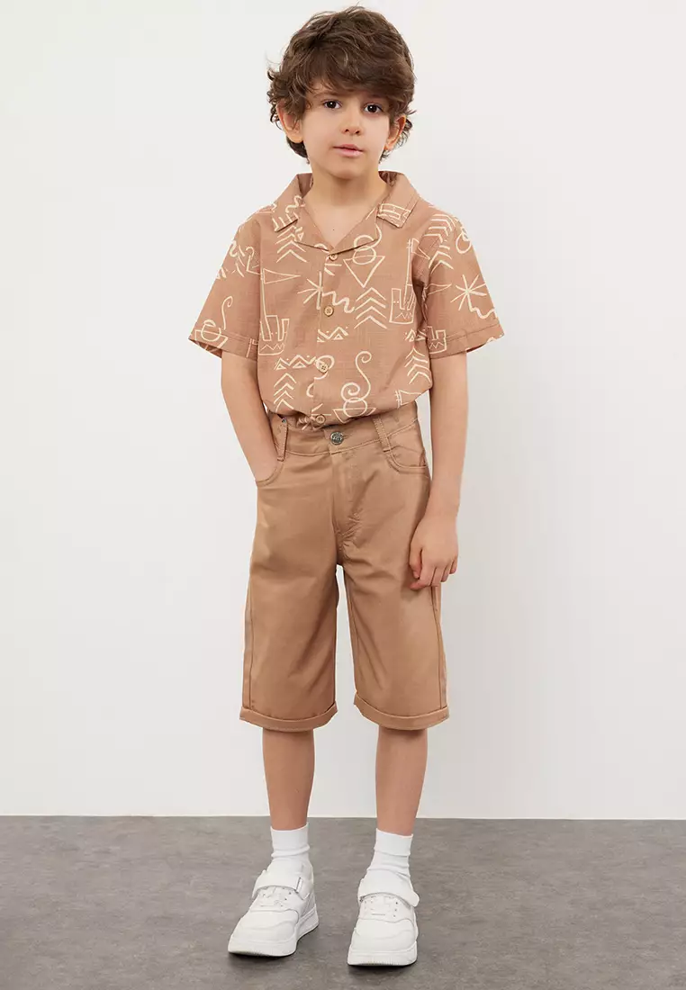 Graphic Print Top & Bottom Set