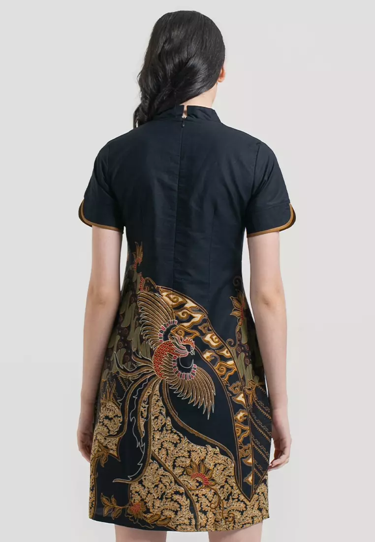 Hadinata Batik Wanita Superfine Dress Furing Charity Caturangga