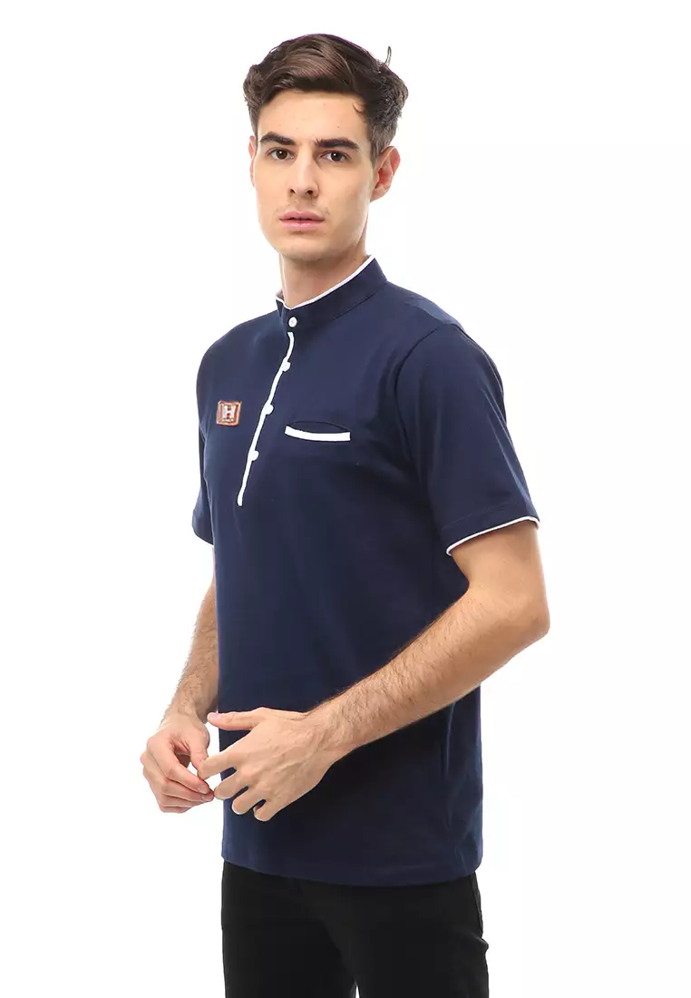 Jack Atasan Formal Pria T-Shirt Kaos Polo Kerah Sanghai Short Sleeve Material Cotton ORIGINAL