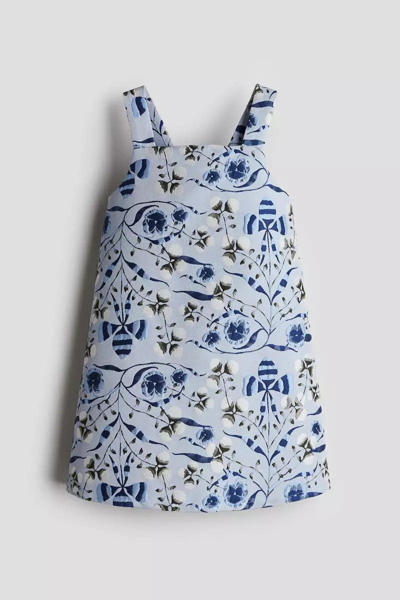 Jacquard-weave dress