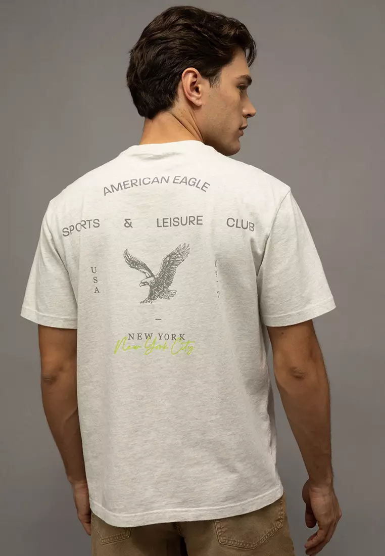 Buy American Eagle Standard Fit Graphic T-Shirt 2026 Online | ZALORA