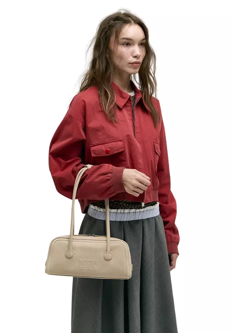 Soft baguette Bag - Nude Nubuck