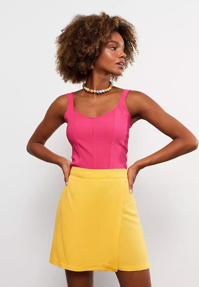 Short skirt and sales top online