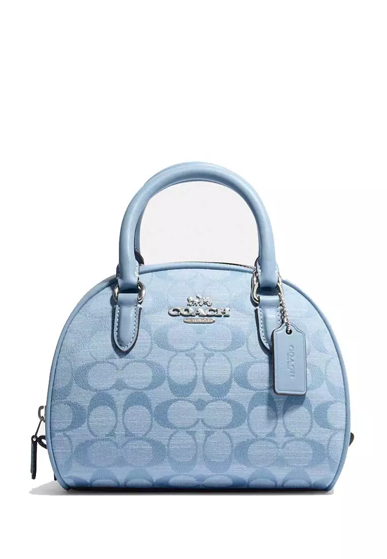 COACH Sydney Satchel In Signature Chambray