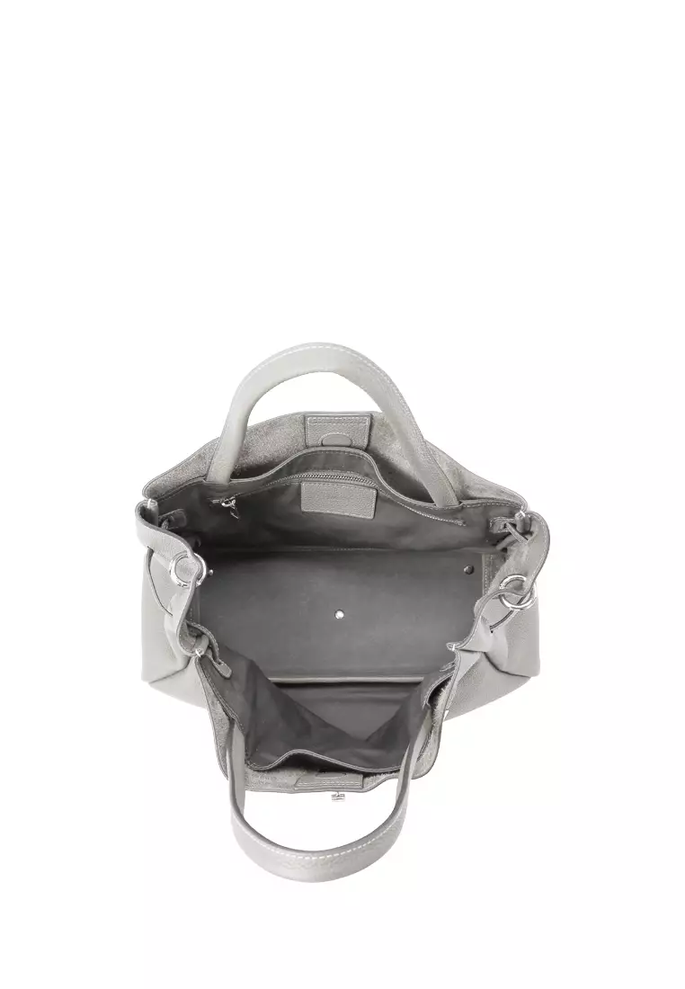 SAOIRSE Soft Structural Belt Tote Bag - Beige