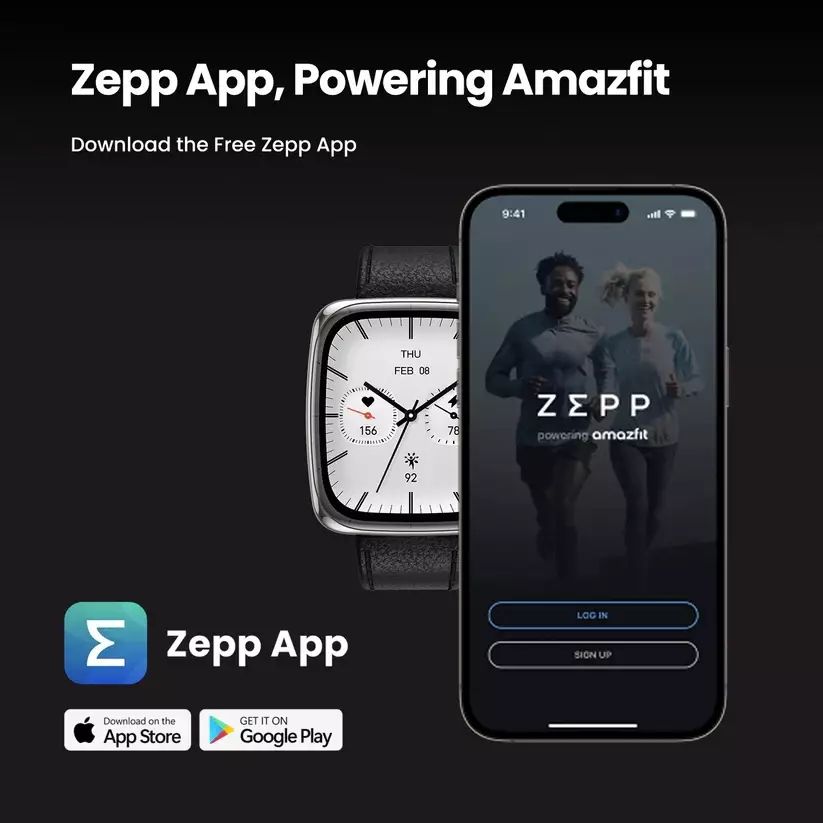 Amazfit Active 2 Square | 10 Days Battery | 160+ Sport Mode | Sapphire Glass | GPS Smartwatch