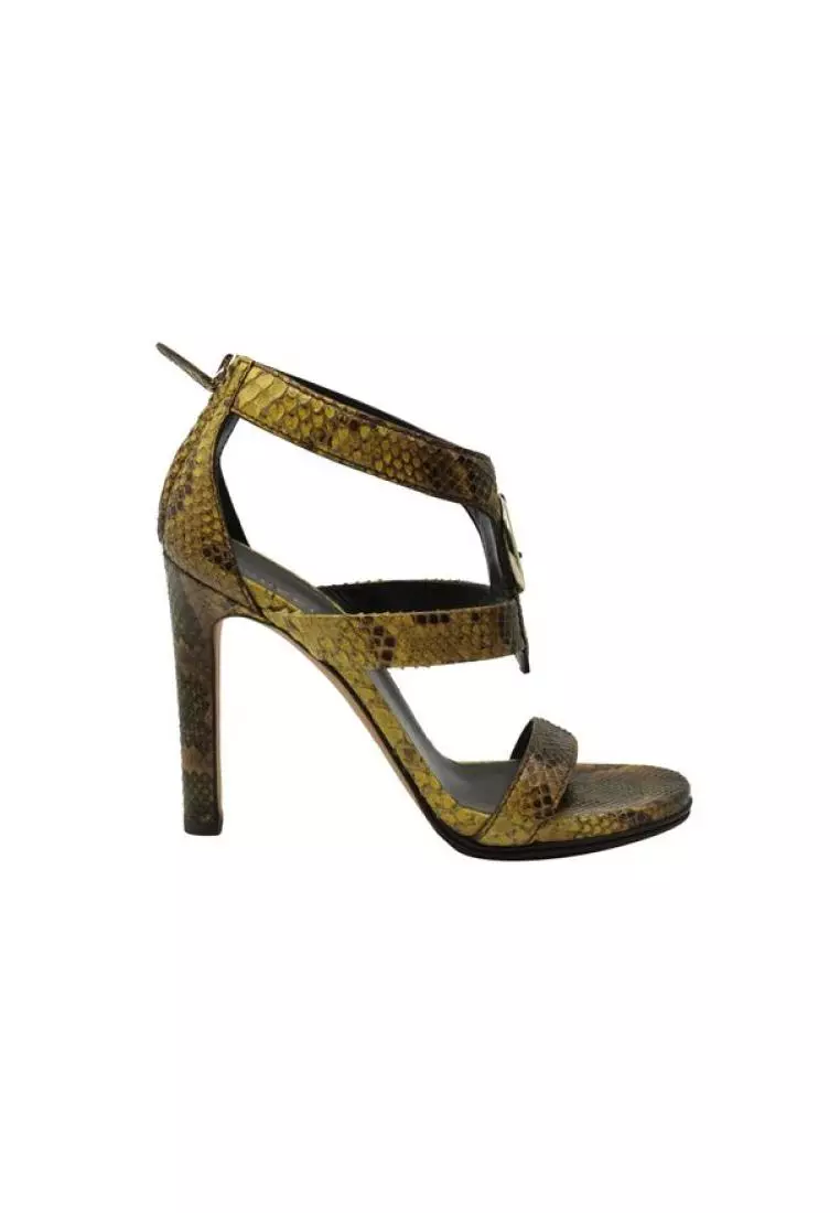 Dark hotsell yellow sandals