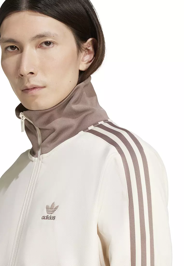 adidas BECKENBAUER Track Top M アイボリー/ブラウ Adicolor Classics Beckenbauer Track Top – Stirling Sports