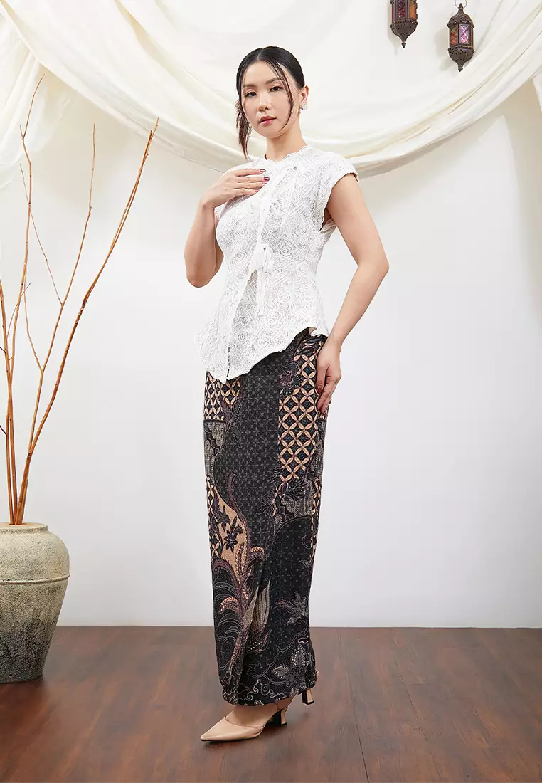 Jual Enzy Batik Enzy Batik Rok Batik Exclusive Indrawarman - Black ...