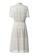ONX.HK white Bow Polka-Dot Print Chiffon Dress 123ACAA5A07171GS_8