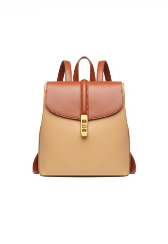 Twenty Eight Shoes Fashionable Color Matching Faux Leather Backpack JW YU-20211208 3A24AACE236DD6GS_1