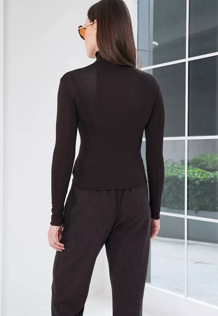 Turtleneck Cashmere Top