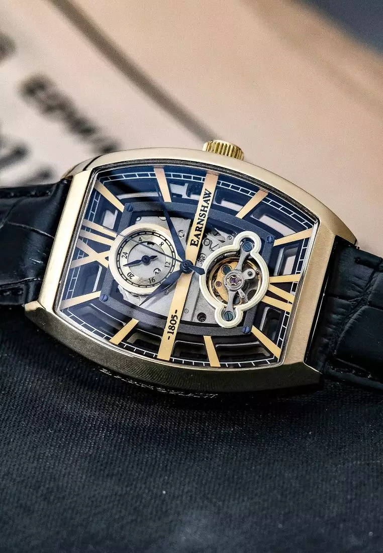 Thomas Earnshaw Thomas Earnshaw Men s 40mm Holborn Skeleton
