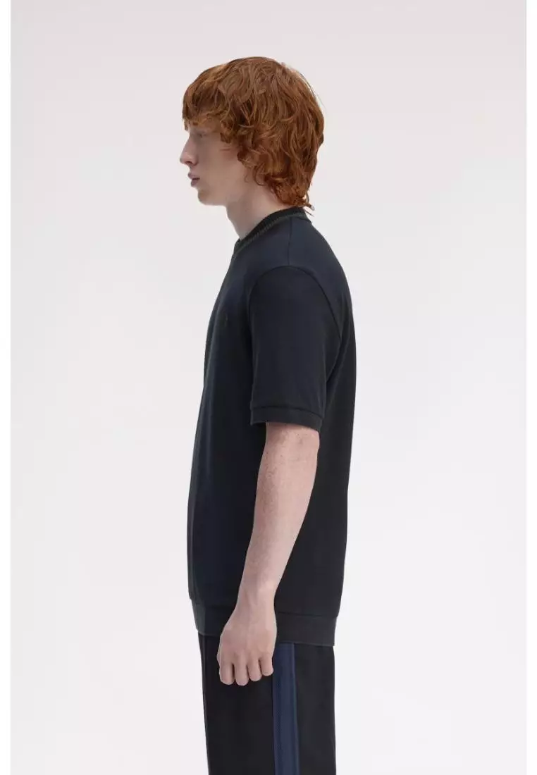 Fred Perry M7 Crew Neck Pique T-Shirt (Navy)
