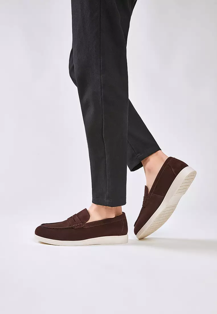 Cow Suede Penny Loafers KB8848-2
