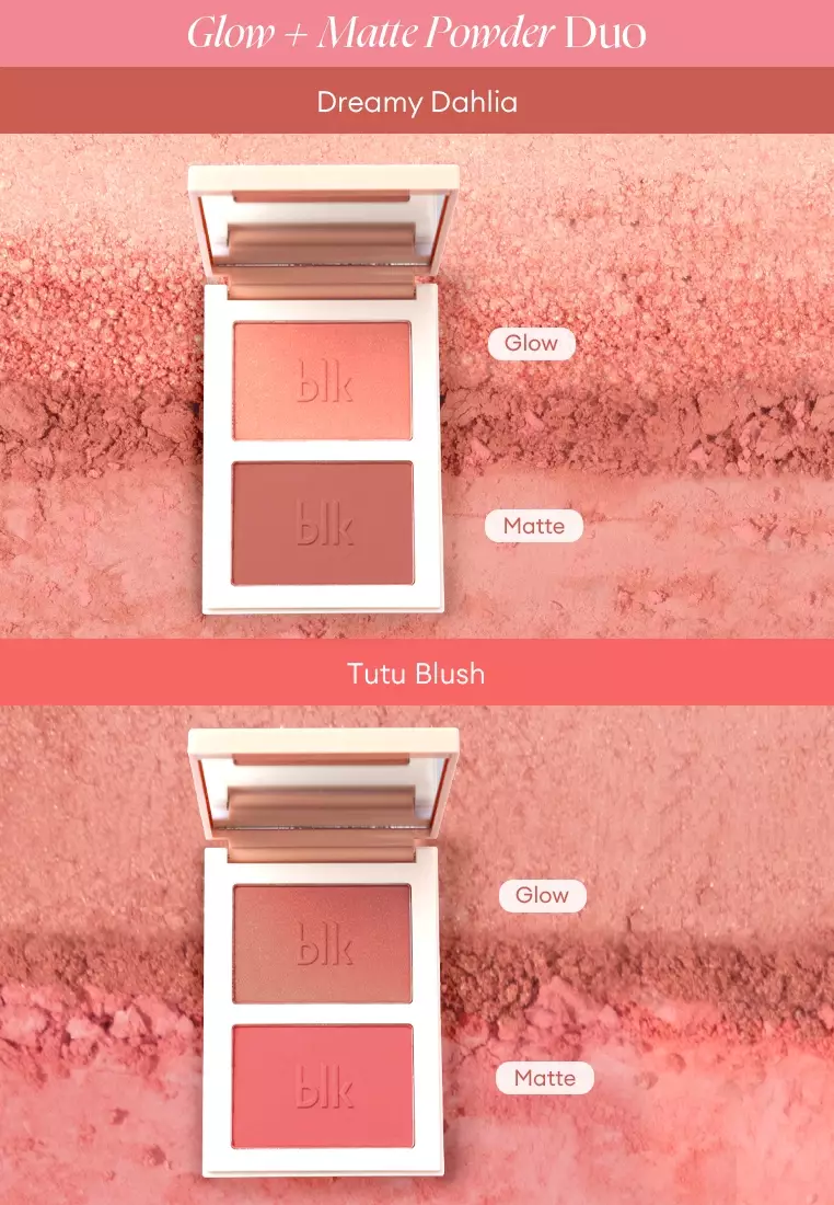 daydream dual blush palette powder - dreamy dahlia