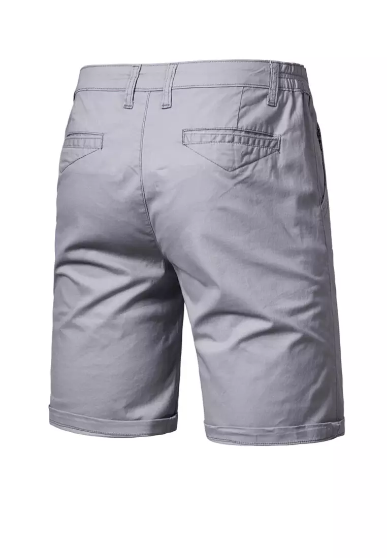 Straight Cropped Shorts AX019