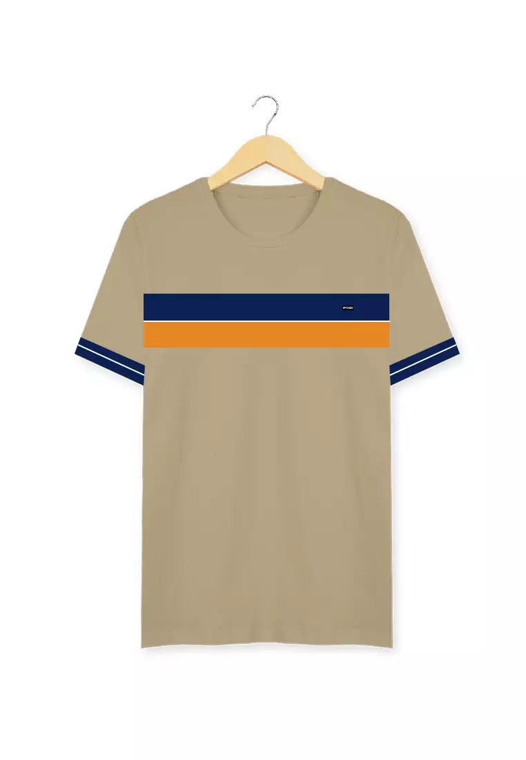 Ryusei Kaos Pria Karasuma CMB Light Brown
