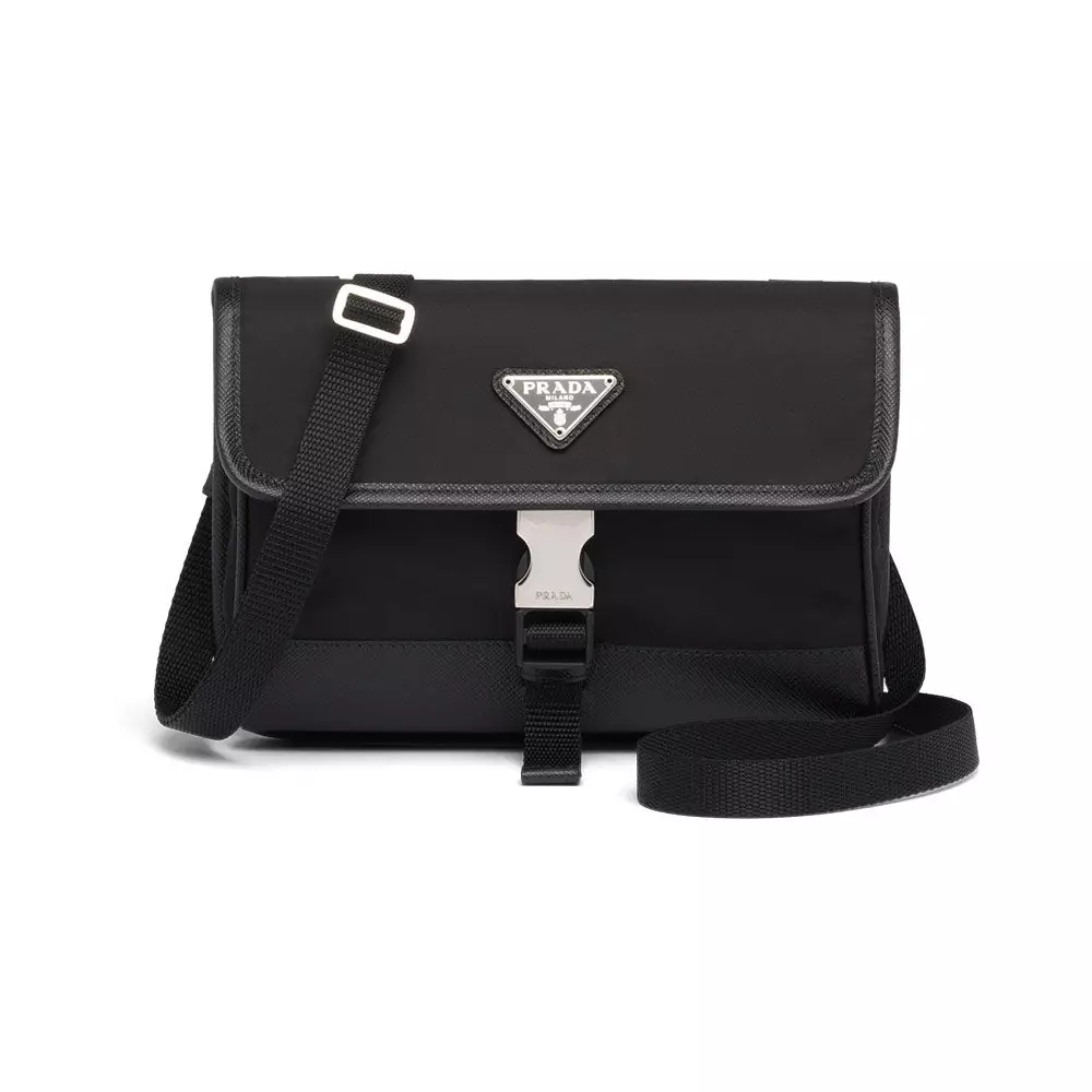 Jual Prada Re-Nylon and Saffiano Leather Smartphone Case Black