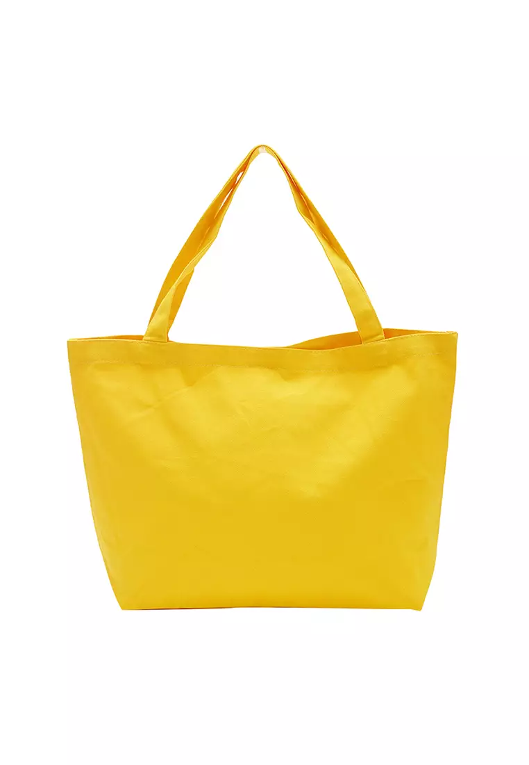 Canvas Bags Joypixels Yellow Emoji Tree