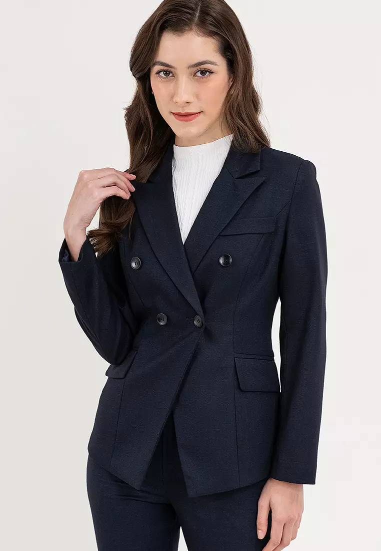 Textured Suit Blazer