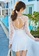 A-IN GIRLS white Elegant Gauze Large Open Back One-Piece Swimsuit 19BC7US0D7F2C8GS_6