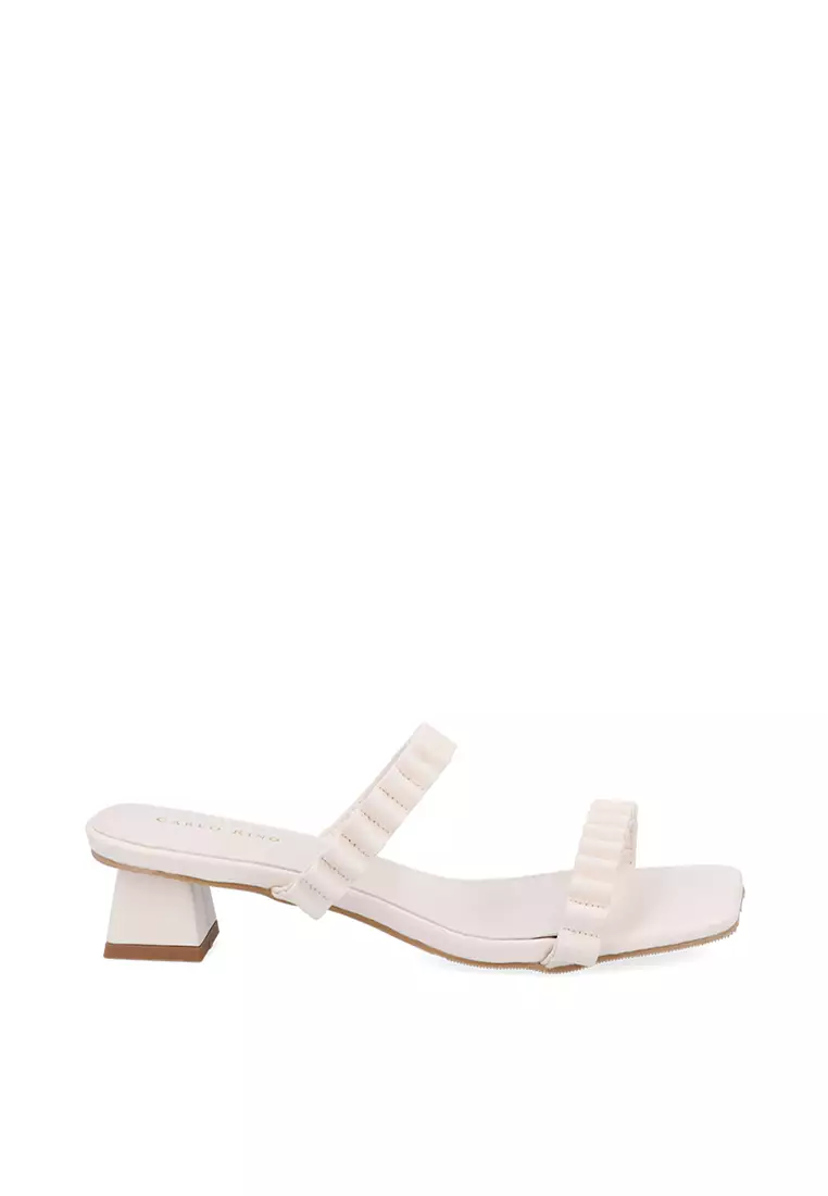 Discount on Carlo Rino  shoes - SKU: Beige Stripy Sandals