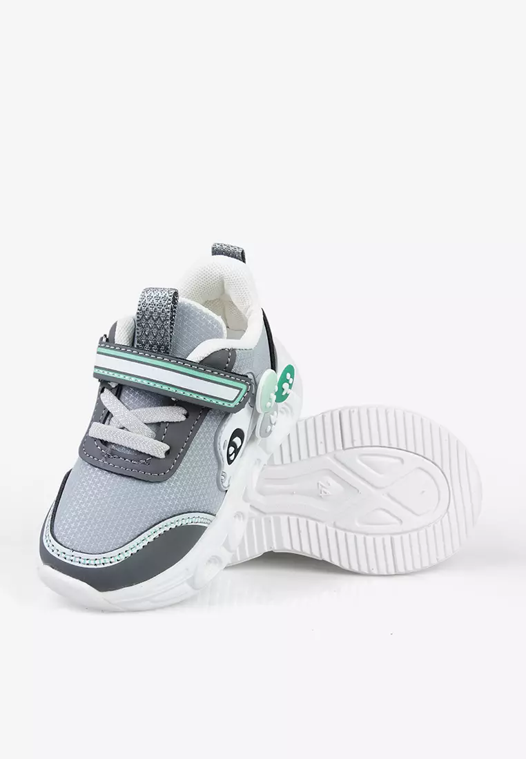 Sepatu Sneakers Anak Bayi Prewalker Lampu LED B.Paws