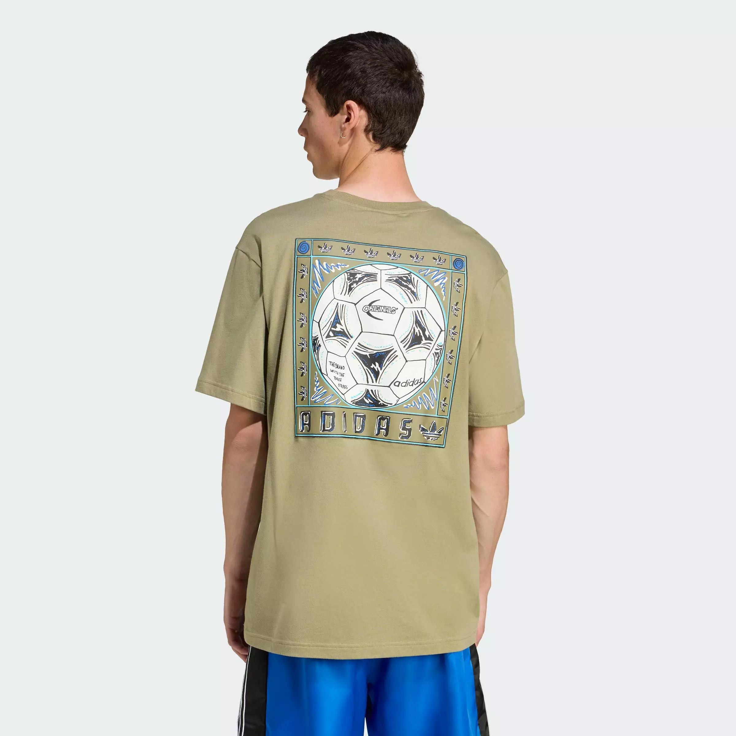 Lifestyle Graphic Tee Men Green JX3093