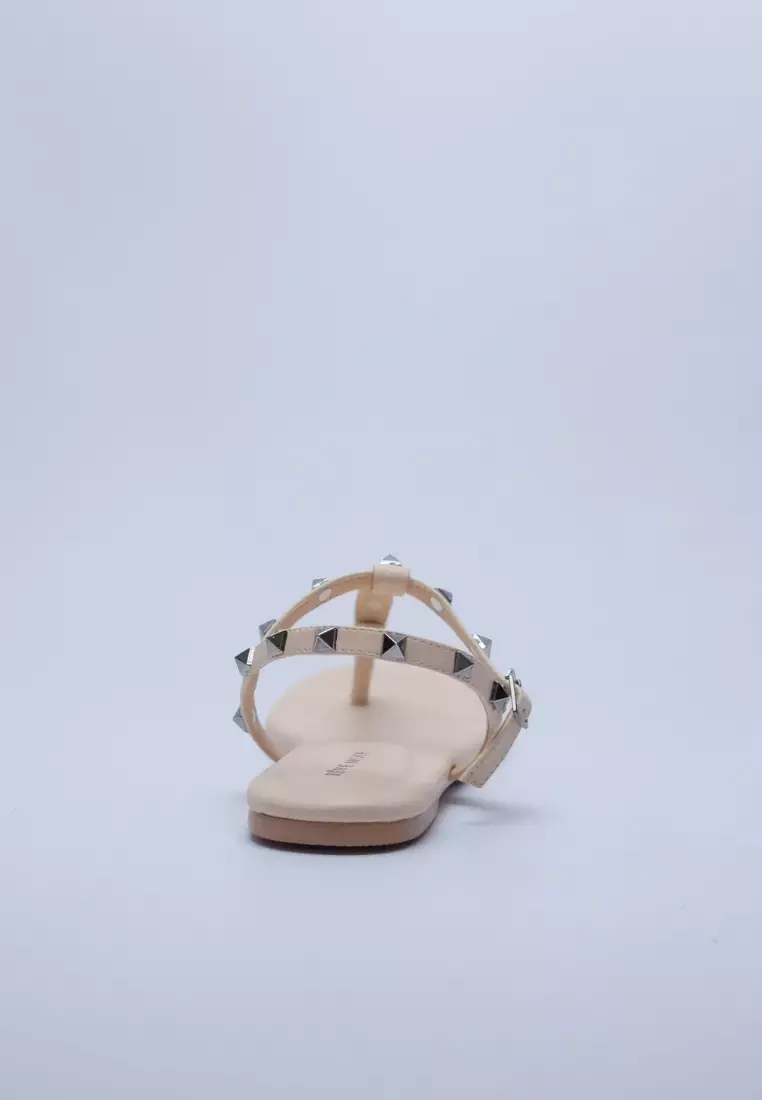 Jual REVE NOIR REVE NOIR Rinne Sandal Teplek Wanita - Ivory