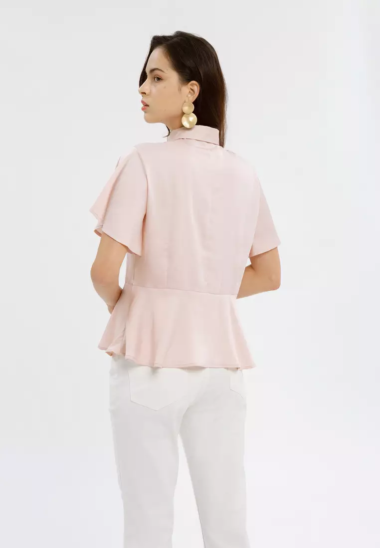 Minimal Jaceline Top Pink Champagne