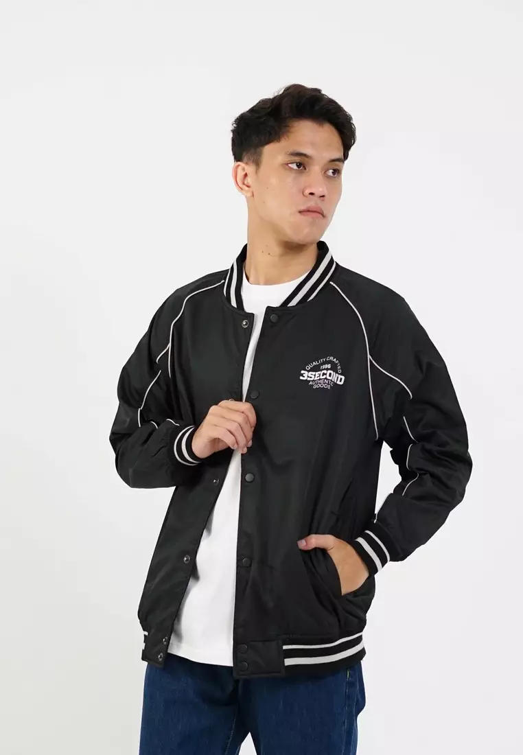 3Second Men's Bomber Jacket Regular Fit Atlas Pedro OL-C170225