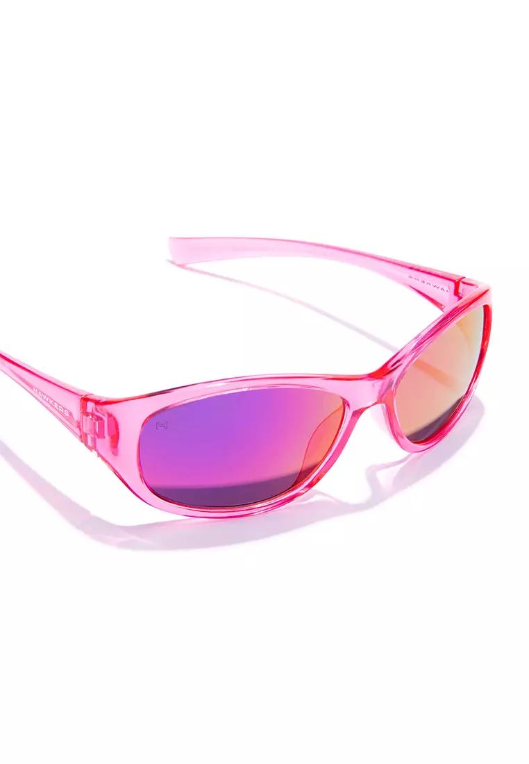 HAWKERS Pink Nebula Rave Kids Sunglasses For Boys And Girls, Unisex. Official Product Designed In Spain