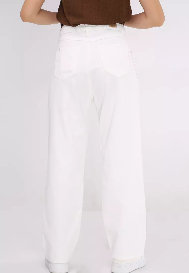 Colored Wide Leg Pants Ladies