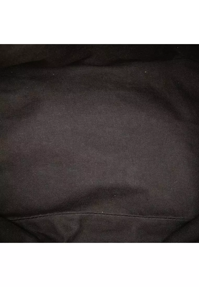 Pre-Loved Burberry Smoke Check Coated Canvas Gilmoure Satchel