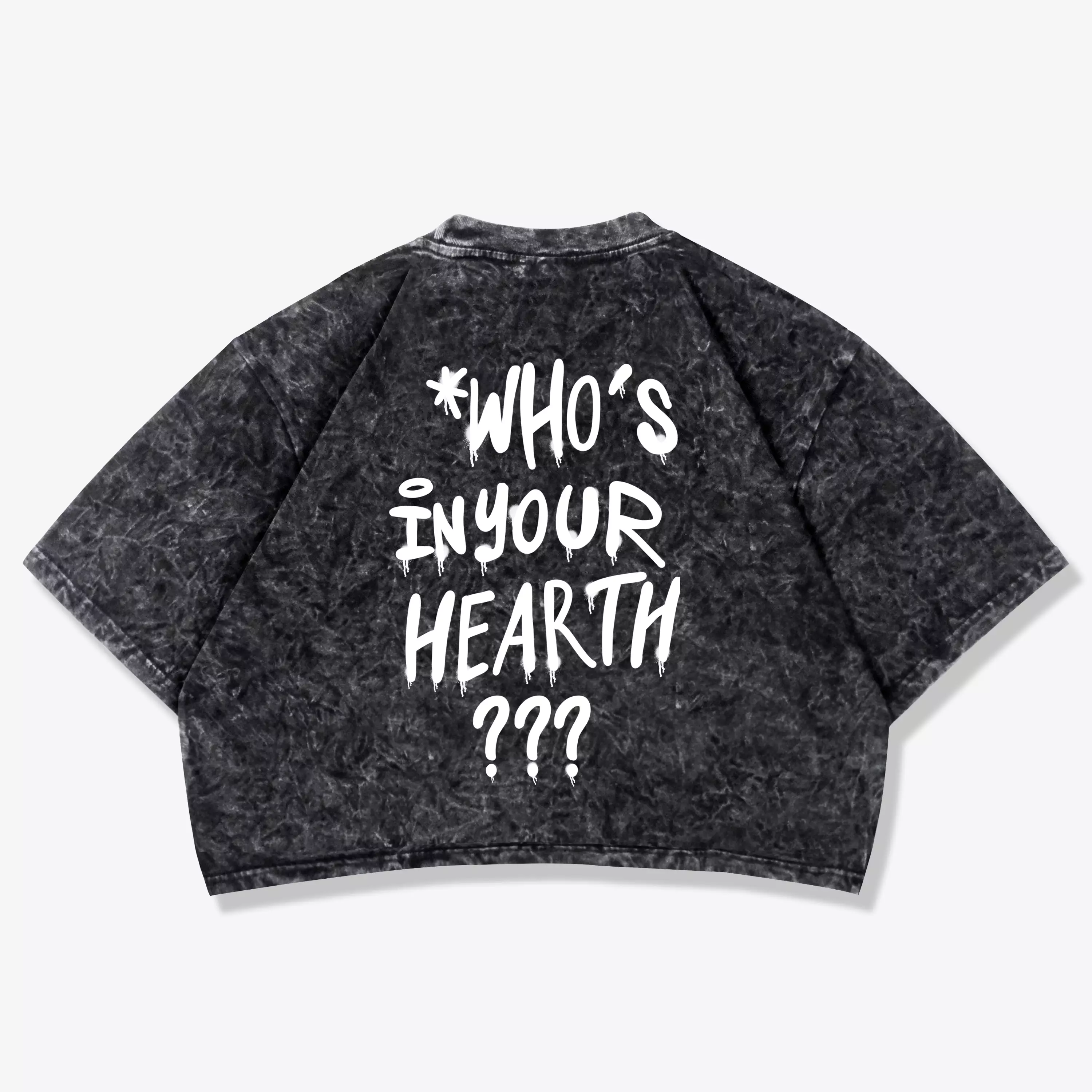 OOTDSUPPLY Croptee Oversized Who's Marbling | Croptee Oversize Wanita