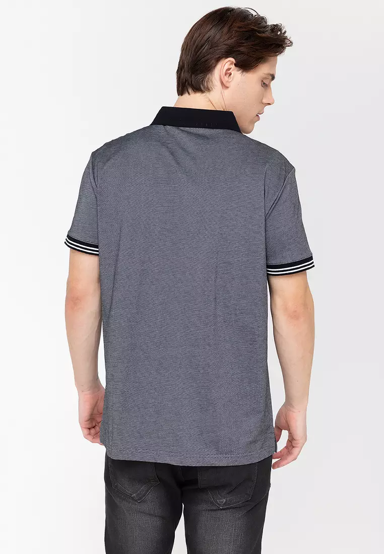 Cvc End on end 3 Button Polo Shirt