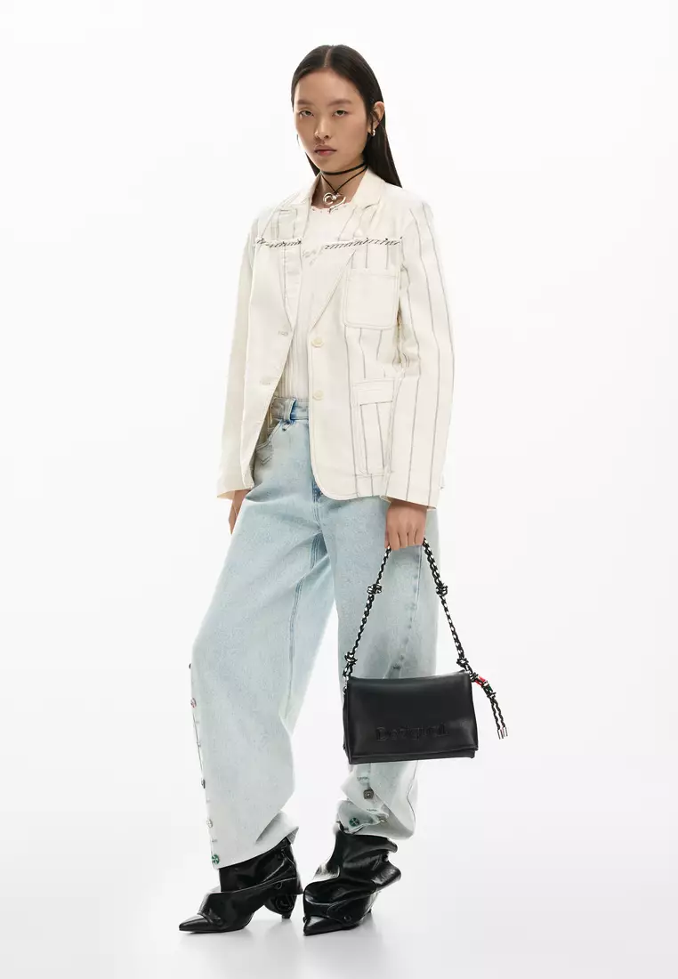 Medium bag with logo charm