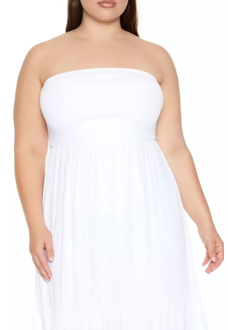 White dress forever 21 plus 2025