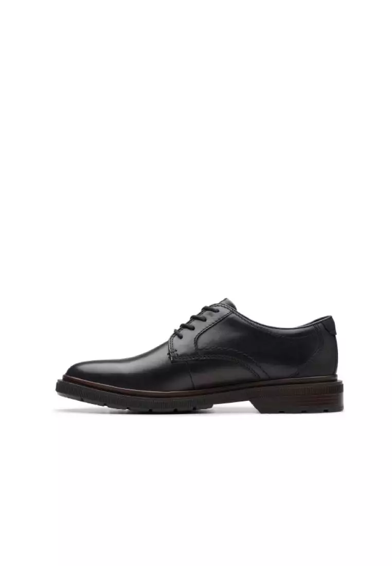 Herren Schnürschuhe & Schnürschuhe | Clarks Burchill Derby Schwarzes Leder