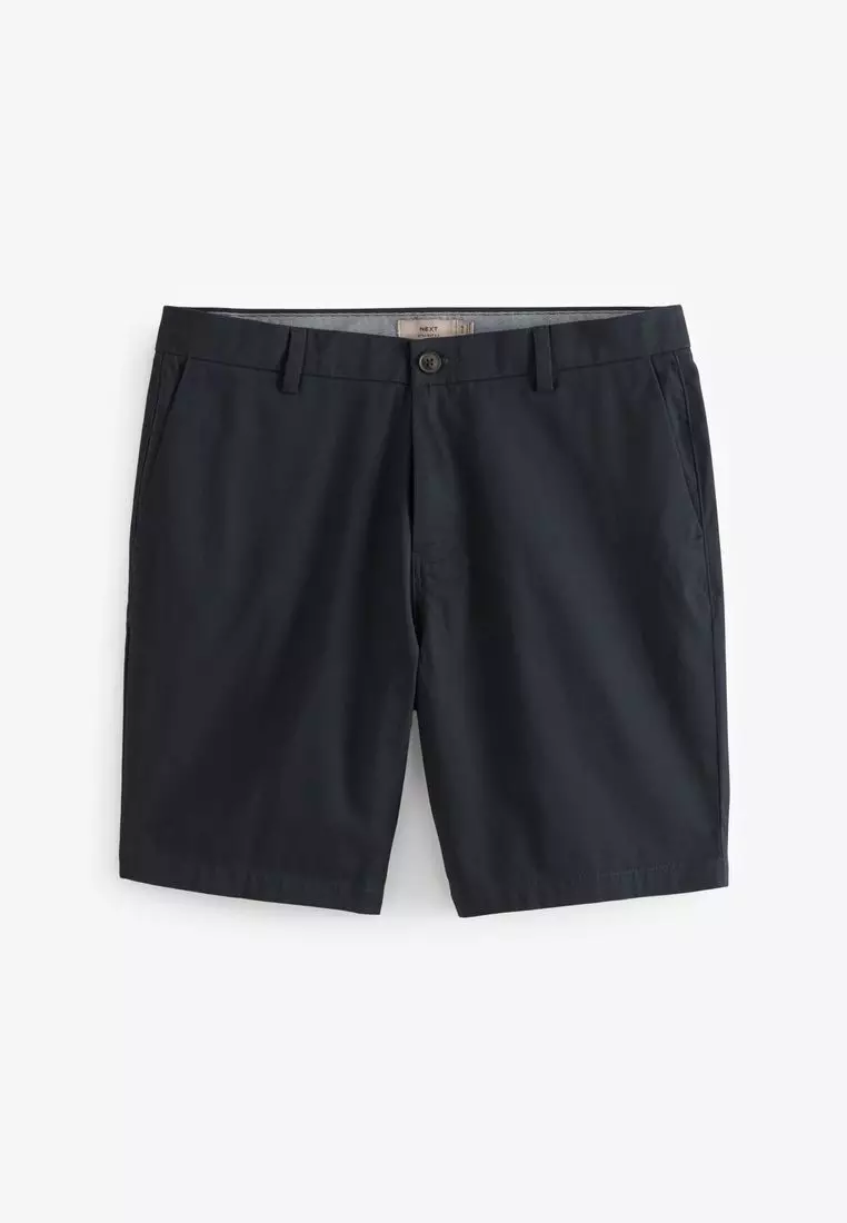 Stretch Chino Shorts-Straight Fit