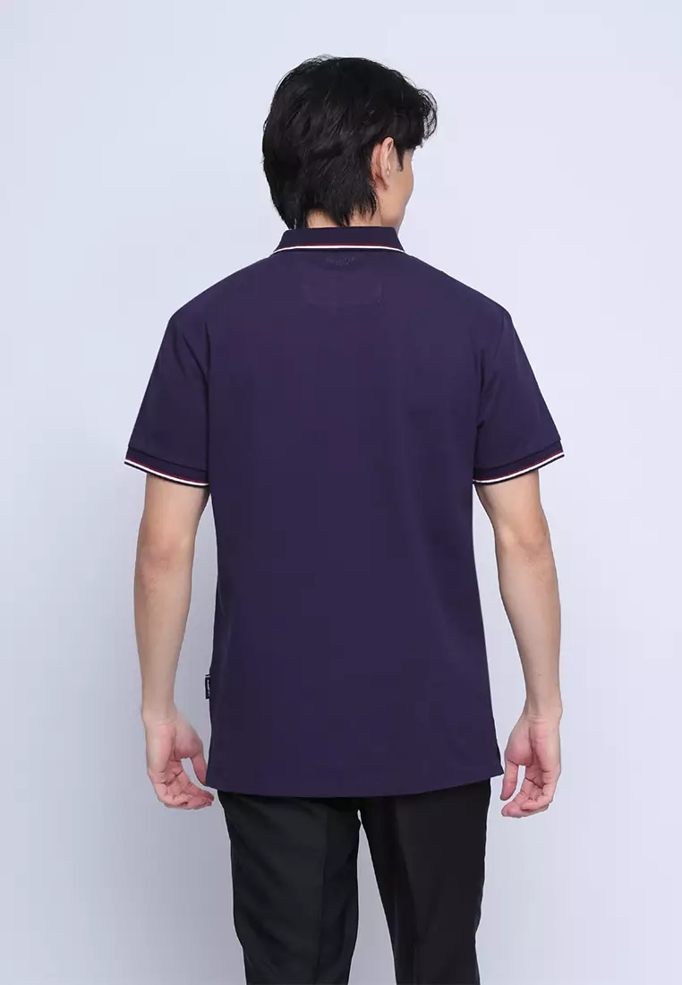 Color Block Pique Polo Shirt