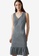 KOTON grey Lurex Ruffle Dress F5148AA7018F84GS_1
