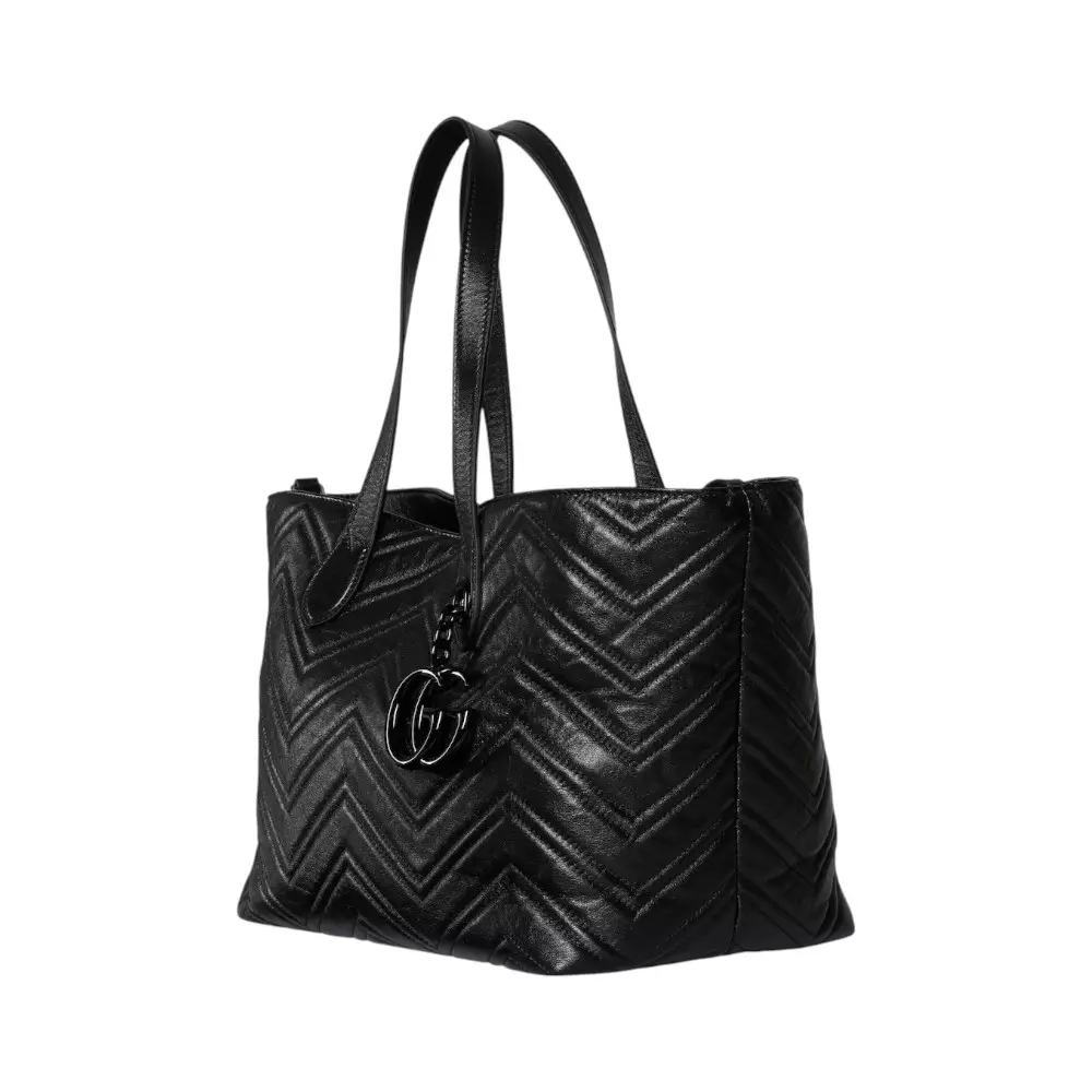 GG Marmont Medium Tote Bag Black