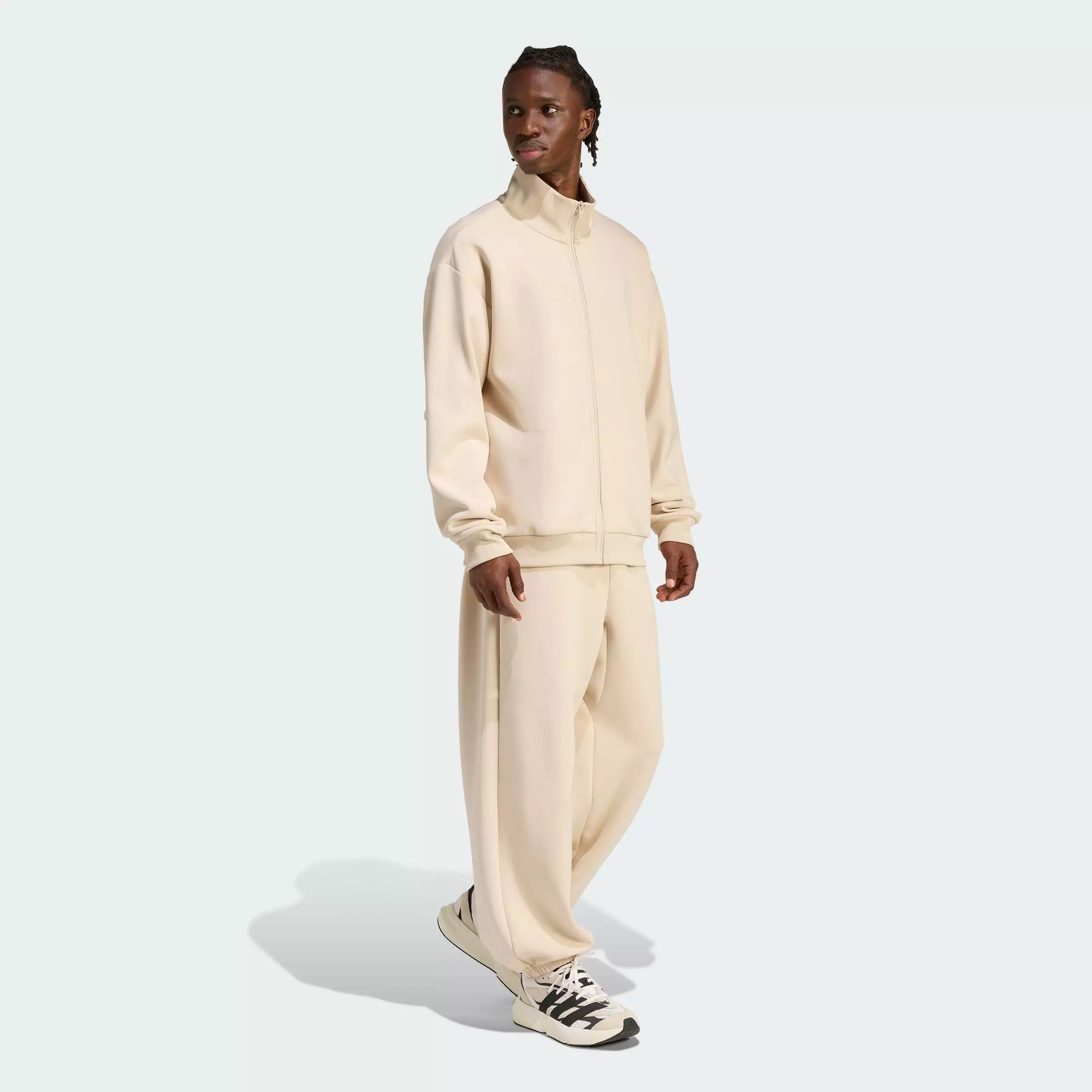 Lifestyle SOFT LUX TRACK TOP Men Beige KF0346