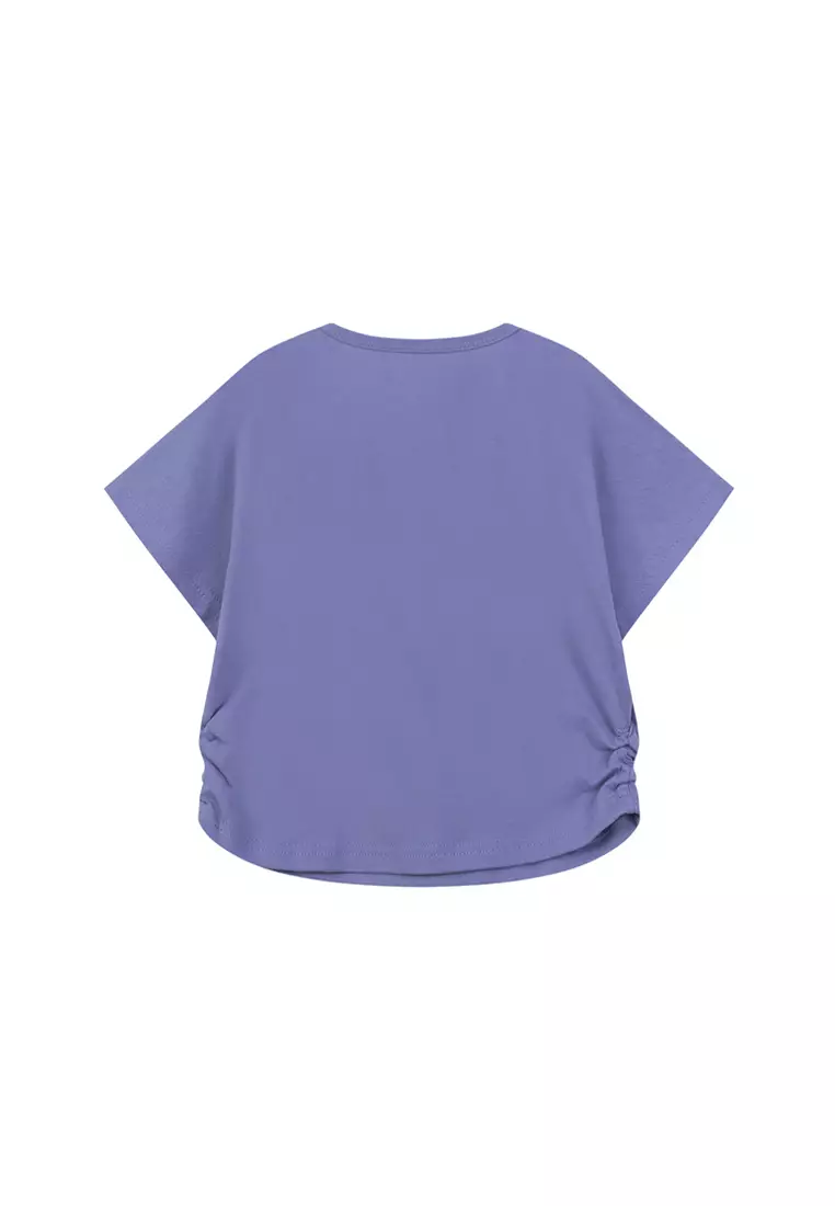 儿童廓形连袖短袖T恤纯棉