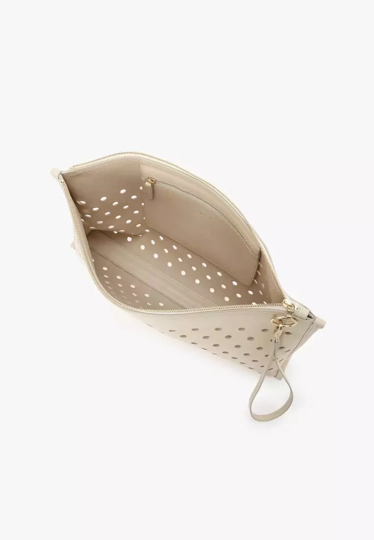 Perforated Leather Pouch
